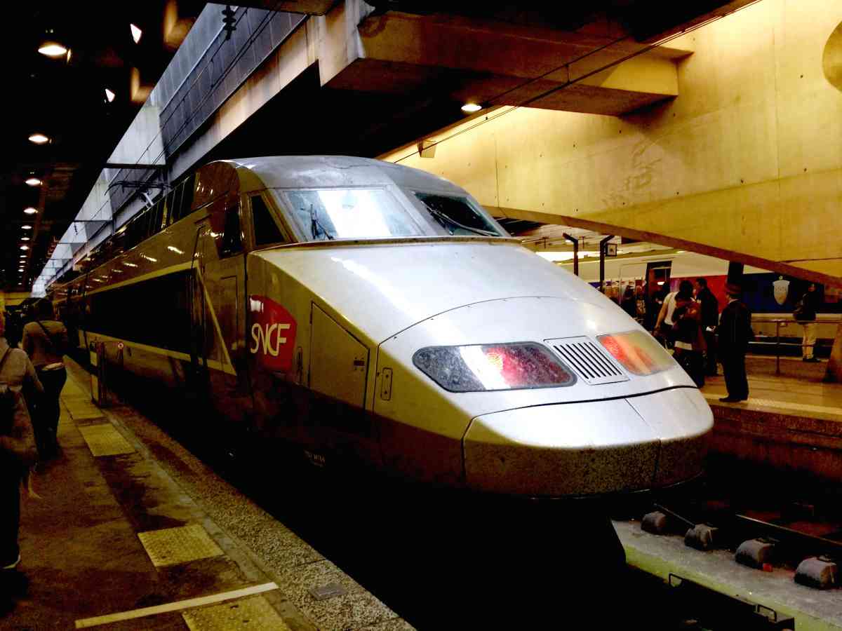 TGV auf der Hinreise